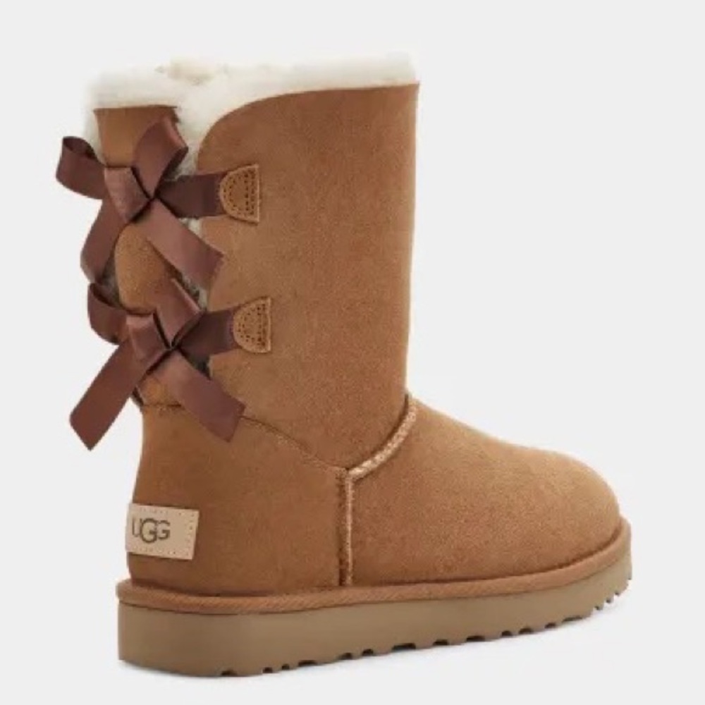 UGG Bailey Bow II NWOB Chestnut Brown Tan - Picture 3 of 10